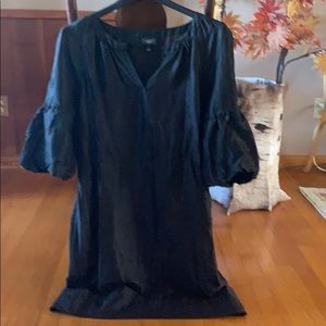 Black knee length dress